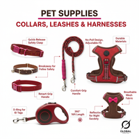 Pet Collars, Leashes & Harnesses