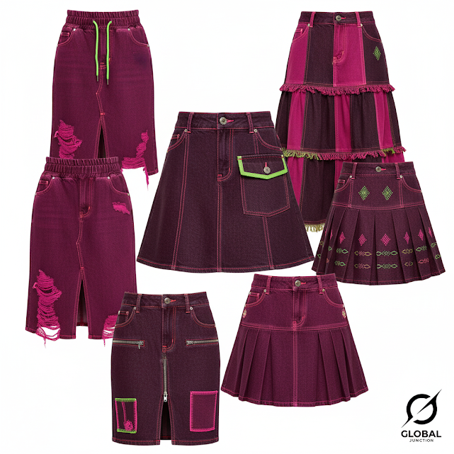 Women's Denim Skirts